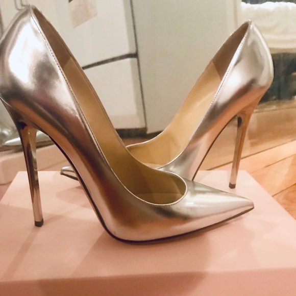 Jimmy Choo Shoes - Jimmy Choo  metallic pointy toe pumps